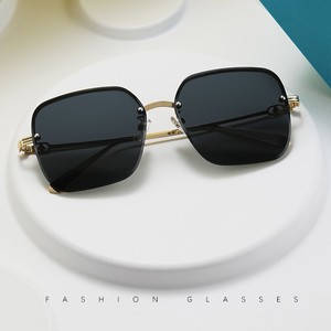 New Design Fashion Trend Men and Women Couples Outdoor <b>Sunscreen</b> Advanced Rimless Sunglasses - Product Image 4