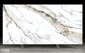 UNION STONE Calacatta Noir Aura, quartz imprimé artificiel, grande dalle, design moderne écologique, comptoirs de cuisine, murs et sols - Product Image 6