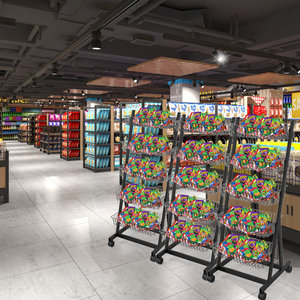 Iyubo Tùy Chỉnh Siêu Thị Cửa Hàng Kệ Khuyến Mại Bánh Mì Bánh Lưu Trữ Giá Sản Phẩm Hiển Thị Giá - Product Image 4