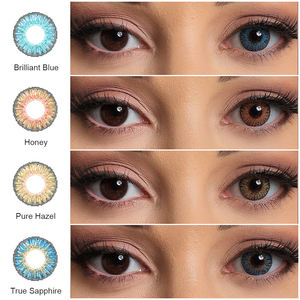 Campione gratuito lenti a contatto mensilmente colorate lenti a contatto Freshgo 3 Tone all'ingrosso DIA 14.5/14.2/14.0mm Logo personalizzato lente occhio - Product Image 2