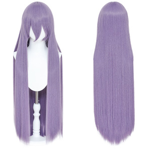 <span class=keywords><strong>Parrucca</strong></span> Cosplay <span class=keywords><strong>Lunga</strong></span> 100cm, Liscia, <span class=keywords><strong>Blu</strong></span>, Rossa, Bianca, Viola, Bionda, <span class=keywords><strong>Parrucca</strong></span> per Feste, Capelli Sintetici - Product Image 2