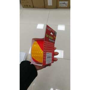 Car <b>Stickers</b> Red <b>Yellow</b> 5M Micro Prism Reflective For Vehicle Safety - Product Image 1