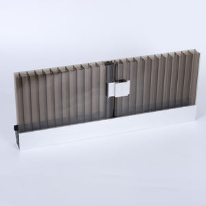 Lámina Hueca de <span class=keywords><strong>Policarbonato</strong></span> con Patrón de Estrella de 30MM y 40MM, Placa de Conexión de PC con Diamantes, Venta Directa de Fábrica en China - Product Image 5