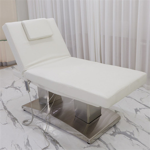 Siman Großhandel Schwarz Weiß Rosa Beauty Salon Stuhl Elektrische Kosmetikerin Massage tisch Kosmeto logie Gebogenes Bett Zum Verkauf - Product Image 6