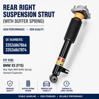 Amortiguador de Alto Rendimiento, Conjunto de Suspensión para BMW X5 F15 Trasero Derecho OE 33526867866 33526867874
