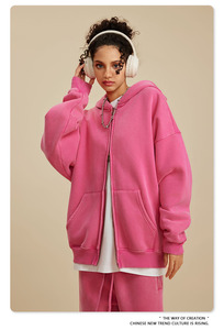 Sudaderas con Capucha de Alta Calidad para Hombre, Sudaderas Unisex con Botones, Venta al por Mayor, Personalizadas, 400g, Primavera, Logotipo Bordado en 3D - Product Image 2