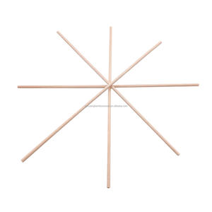 Bastoncini di Legno Rotondi da 152mm di Lunghezza e 2,5mm di Diametro per Modellismo/Artigianato Creativo/Fai-da-Te - Product Image 4