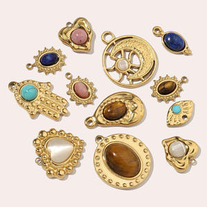 Colliers Pendentifs de <span class=keywords><strong>Mode</strong></span> Raffinée DIY pour Femmes – Plus de 1000 Styles, Cœur en Acier Inoxydable, Breloques et Pendentifs Bijoux Tendance - Product Image 3