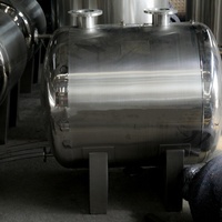 Offre Spéciale sanitaire SS304 SS316L conteneur de stockage de carburant vertical réservoir de stockage d'eau horizontal à pression normale