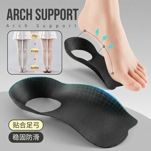 Plantillas ortopédicas al por mayor de fábrica con soporte de arco para corrección de pies planos, postura de piernas X/O, valgo, varo, pronación y supinación con amortiguación. - Product Image 2