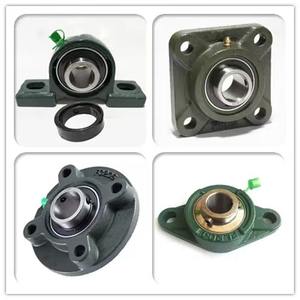 ตลับลูกปืนเม็ดกลมแบบมีฐานยึดสี่เหลี่ยม UC208-25 ขนาดรู 40 มม. พร้อมน้ำมันหล่อลื่น P6 ความแม่นยำสูง UCF208 ฐานเหล็กหล่อแบบตัน - Product Image 2