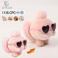 Uyeah CPC OEM/ODM – Nouveaux jouets en peluche personnalisés avec lunettes, design mignon et amusant, cadeaux originaux