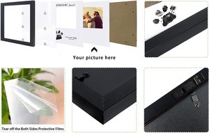 Cornice Portafoto per Impronte di Zampe di Animali Domestici in Noce con Tampone d'Inchiostro 'Per Sempre nel Mio Cuore' per Cani e Gatti - Product Image 3