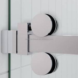 KKZ fábrica fabricación de acero inoxidable pulido puerta corredera <span class=keywords><strong>para</strong></span> cuarto de ducha de vidrio conjunto de baño accesorios de hardware - Product Image 2