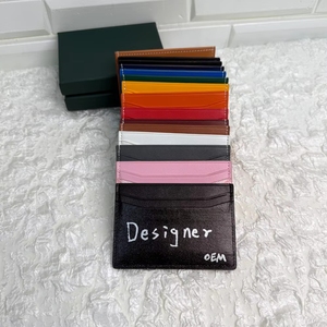 Portafoglio Mini di Alta Qualità con Porta Ricevute in <span class=keywords><strong>Vera</strong></span> <span class=keywords><strong>Pelle</strong></span> per Uomo e <span class=keywords><strong>Donna</strong></span> Lettera C S - Product Image 1