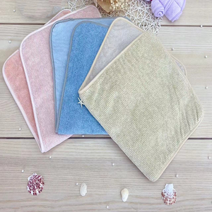 2024 nouvelle catégorie de produits de bandeau de serviette double couche en molleton de corail ultra doux et super absorbant 300gsm - Product Image 2