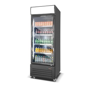 Réfrigérateur commercial vertical à porte vitrée simple, refroidissement par ventilateur, sans givre, pour boissons fraîches - Product Image 2