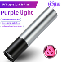 Linterna UV de Doble Modo de Acero Inoxidable DUNFBIRD, Luz Negra de 365nm, Alcance de Haz de 3 1, Multifunción, Aleación de Aluminio