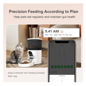 Fournitures pour animaux <span class=keywords><strong>de</strong></span> compagnie App télécommande Wifi caméra chat intelligent <span class=keywords><strong>distributeur</strong></span> automatique <span class=keywords><strong>de</strong></span> <span class=keywords><strong>nourriture</strong></span> chien <span class=keywords><strong>Surefeed</strong></span> micropuce mangeoire pour animaux <span class=keywords><strong>de</strong></span> compagnie automatique - Product Image 2