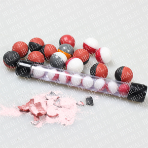 Bolas de pintura biodegradables de doble color 0,68 Cal PLA, bentonita de calcio y polvo personalizado 10%, categoría de producto, bolas de pintura - Product Image 3