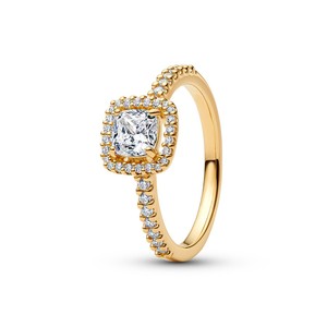 Anillo <span class=keywords><strong>de</strong></span> Plata <span class=keywords><strong>de</strong></span> Ley S925 con Halo Cuadrado Brillante <span class=keywords><strong>de</strong></span> <span class=keywords><strong>Pandora</strong></span>, Anillo <span class=keywords><strong>de</strong></span> Circonita <span class=keywords><strong>para</strong></span> <span class=keywords><strong>Mujer</strong></span>, Joyería Fina - Product Image 6