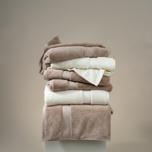 Serviette turque de luxe égyptien en peluche blanc 100% coton turc douche confortable serviette hôtel de luxe ensemble de bain - Product Image 1