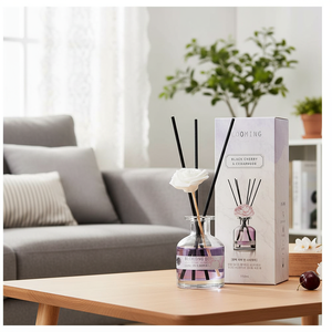 BLOOMING Decorative <b>Reed</b> <b>Diffuser</b> Aroma Oil Fragrance Set Room Scent Air Freshener <b>for</b> Living Room Bedroom Office - Product Image 3
