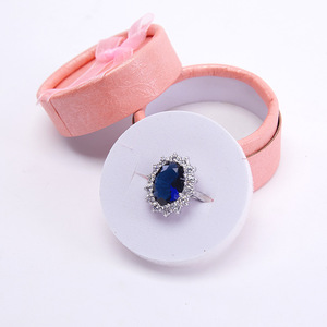 Fanyue Cheap <strong>Bow</strong> Custom Small Round <strong>Ring</strong> Box Earrings Box Jewelry Storage Box 2024 - Product Image 6