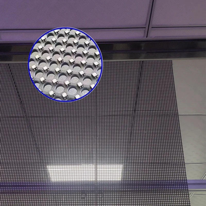 Écran LED flexible en film holographique transparent pour la publicité en vitrine de centre commercial, prend en charge le texte et l'animation - Product Image 3