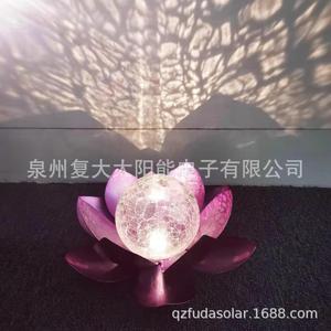 Lámpara Solar de Loto LED para Decoración de Jardín, Resistente al Agua, Portátil, con Batería, 2 Años de Garantía - Product Image 3