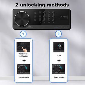 Sleutel Veilig Slot Hoge Kwaliteit Staal Veilig Met Elektronische Wachtwoord Sleutel 26l Safe Box Voor Thuis Commerciële Kantoren Kluizen - Product Image 3