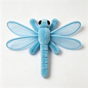 Peluche Realista de Libélula Azul, Insecto de la Naturaleza, Recuerdo de Zoológico, Juguete Educativo para Niños, Regalo Promocional - Product Image 5