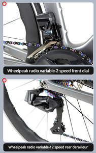 Bicicleta de Carretera <span class=keywords><strong>Ligera</strong></span> TWITTER R15 de Fibra de Carbono 700c, 24 Velocidades, Frenos de Disco Hidráulicos, Bicicleta de Carreras Cortavientos - Product Image 5