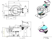 Nouveau Distributeur Vibratoire à Disque PLC en Acier Inoxydable Personnalisé avec Anneau en Silicone et Revêtement en Polymère Fluoré pour Machines Industrielles – Garantie 1 An