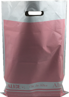 Sacs en plastique transparents biodégradables personnalisables PE pour emballage à emporter de logo personnalisé de déchets de vêtements pour le thé de lait de café