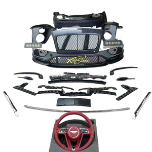 Pour Bentley Continental GT ancien et nouveau kit de modification de pare-chocs avant avec fibre de carbone pour obtenir un look frais - Product Image 1