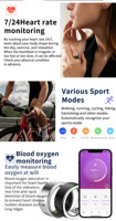 Anneaux de suivi de santé intelligents personnalisés 2026 pour hommes, avec GPS, Bluetooth, mesure de la température, application, pour le dropshipping sportif R08