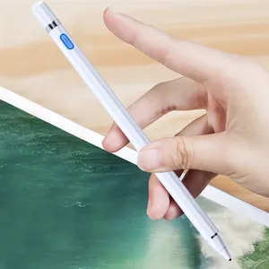 ปากกาสไตลัสแบบแอคทีฟสำหรับชาร์จโทรศัพท์แท็บเล็ต iPad หน้าจอสัมผัสอุปกรณ์หน้าจอแบบ capacitive อเนกประสงค์