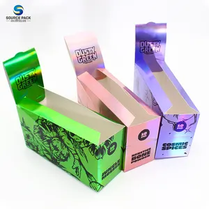 Manufacturer Customize 350G Cardboard Box Elevate Brand Perception With UV Holographic Finish Paper Corrugated Display Box