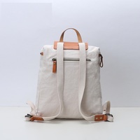 Tas Ransel Kanvas Wanita Grosir Pabrik Kapasitas Besar untuk Pelajar, Elegan, Kasual, Sederhana, Logo Custom, Ringan, dan Mudah Dibawa