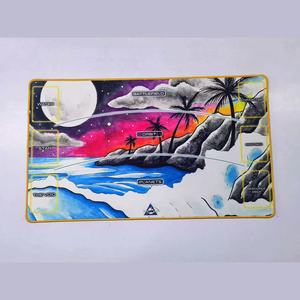 Tigerwings usine Offre Spéciale nouveau Oem vert jouant feutre Poker carte à collectionner tapis de jeu en daim jeu de cartes tapis de jeu personnalisé - Product Image 6