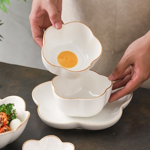 Nuevo Juego de Vajilla de Cerámica con Diseño Creativo y Atractivo, de Alta Calidad, Desechable, para Arroz, Ensalada, Fideos, Sopa, Desayuno - Product Image 2