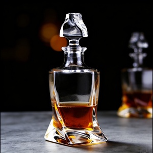 ขวดเหล้าคริสตัลไร้สารตะกั่<span class=keywords><strong>ว</strong></span>พร้อมจุกปิด ขวดใสสำหรับเหล้าหรือสุรา ขวดแก้<span class=keywords><strong>ว</strong></span>ดีไซน์หรูหรา ขายส่ง มีบริการสั่งทำพิเศษ - Product Image 6