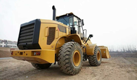 Diskon mesin pemuat roda kedua untuk pemuat depan kucing Backhoe bekas harga murah