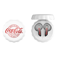 Écouteurs sans fil intra-auriculaires CoCa-Cola Creative Bottle Cap, matériau ABS 5.4, nouveau T13