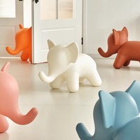 Style nordique petit tabouret dessin animé créatif bébé éléphant forme chaise pour salon maternelle enfants chambre ensemble de meubles