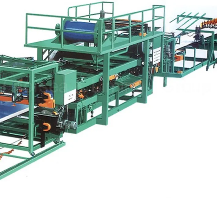 Tấm Ốp Bảng điều khiển bên ngoài bức tường máy bảng điều khiển bánh sandwich Panel sản xuất cuộn tạo thành máy