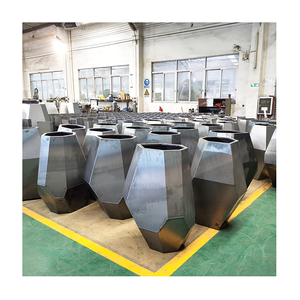 Jardinière en métal anti-corrosion galvanisée d'extérieur personnalisée pot de plantes de jardinage agricole - Product Image 4