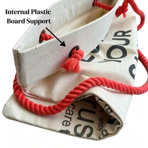 Bulk Premium <b>Canvas</b> Shopping Tote <b>Bag</b>, Eco-friendly <b>Large</b> Capacity Handbag for Promotional Gifts Rope Handle <b>Bag</b> - Product Image 5