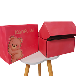 <span class=keywords><strong>Caja</strong></span> de Papel con Recubrimiento Brillante, <span class=keywords><strong>Caja</strong></span> de Regalo Plegable Festiva para Adornos Navideños y <span class=keywords><strong>Caja</strong></span> de Belleza para Fiestas - Product Image 4